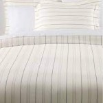 Organic Flannel Comforter Cover Collection, Stripe
