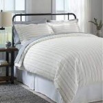 Organic Flannel Comforter Cover Collection, Stripe